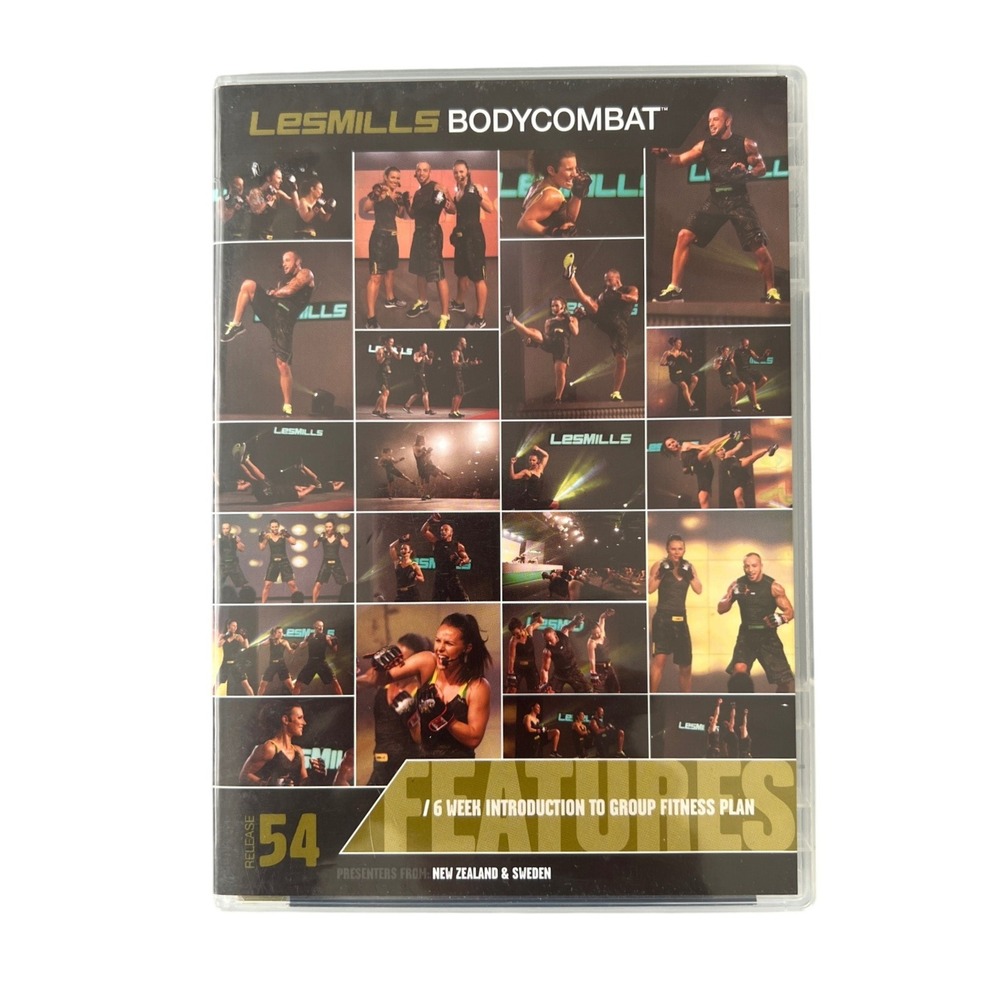 Les Mills BodyCombat Release 54 Workout DVD and CD Set Fitness Program